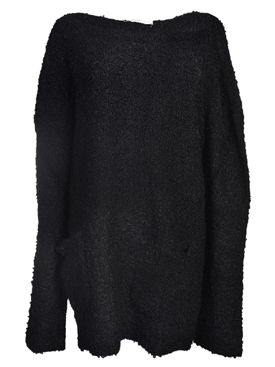 Shop Faith Connexion Curly Sweater In Nero