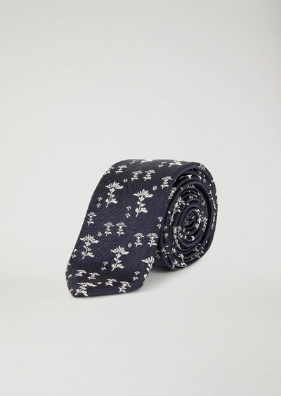 Shop Emporio Armani Ties - Item 46562408 In Midnight Blue ; Black