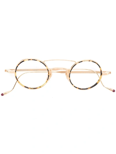 Shop Jacques Marie Mage Ringo Glasses - Metallic