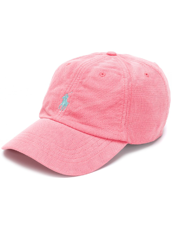 light pink polo hat