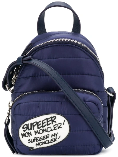 Shop Moncler Kilia Pm Shoulder Bag - Blue