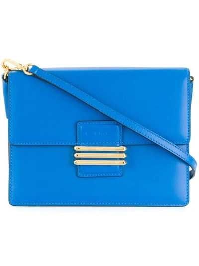 Shop Etro Paisley Strap Shoulder Bag - Blue