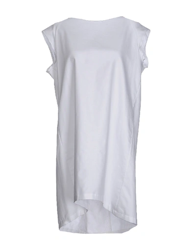 Shop Aglini Short Dress In White