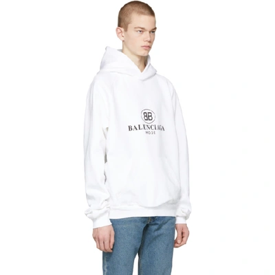 Balenciaga mode best sale hoodie white