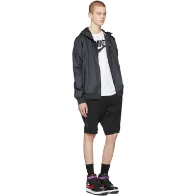 Shop Nike Black Tech Fleece Shorts