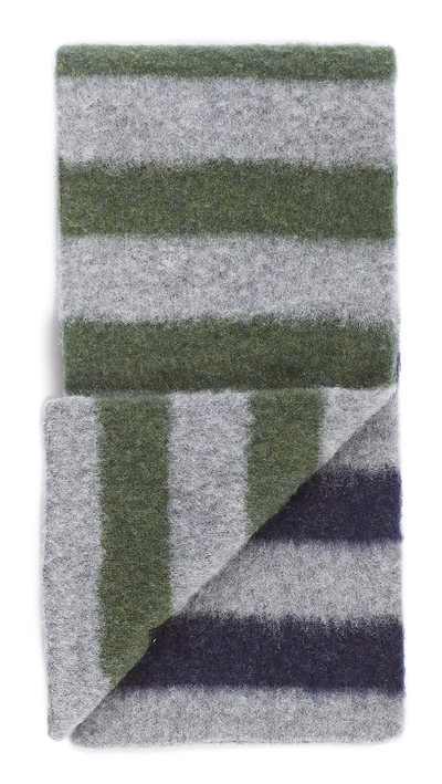 Shop Howlin' Bionic Dub Scarf In Green/grey