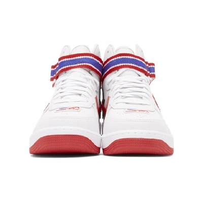 Shop Nike White Riccardo Tisci Edition Air Force 1 High Sneakers