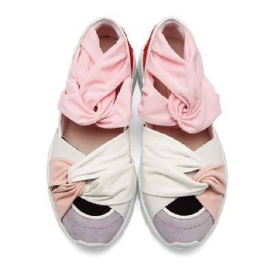 Emilio Pucci Ssense Exclusive Purple And Red City Ballerina Sneakers In A17 Blue |