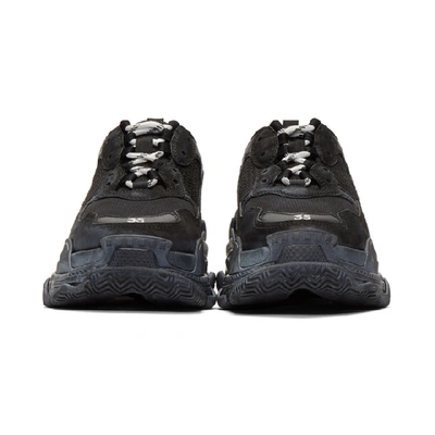 Balenciaga Black Triple S Sneakers | ModeSens