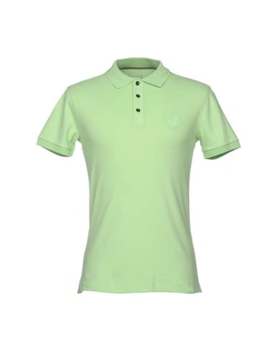Shop Armani Collezioni Polo Shirt In Light Green