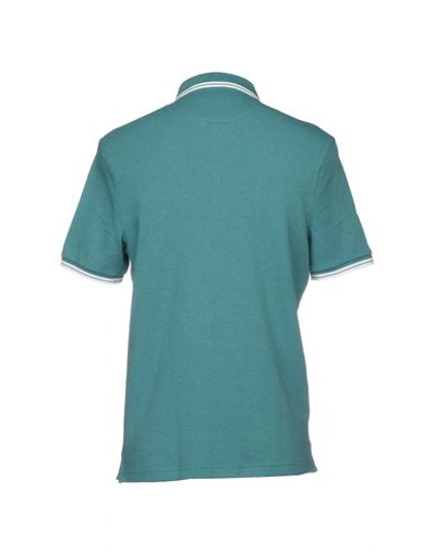 Shop Michael Kors Polo Shirt In Deep Jade