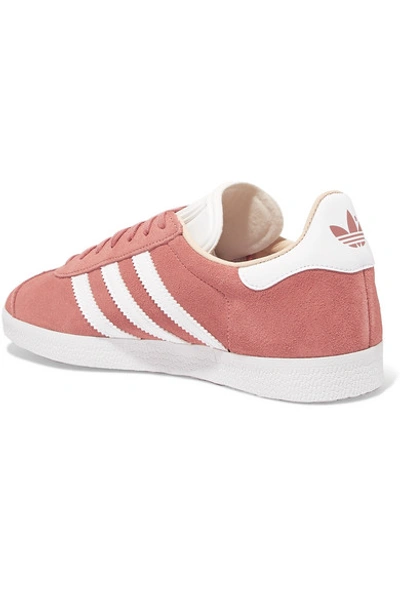 Shop Adidas Originals Gazelle Suede Sneakers In Pink