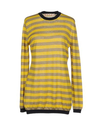 Shop Marni Sweater In Yellow