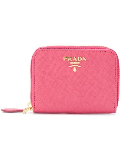 Shop Prada Logo Wallet