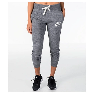 Shop Nike Women's Sportswear Gym Vintage Jogger Pants, Grey - Size Xlrg