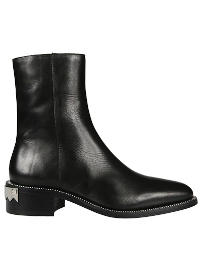 Shop Dsquared2 Flat Ankle Boots In Nero