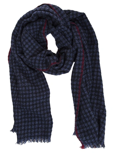 Shop Brunello Cucinelli Checked Scarf In Multicolor