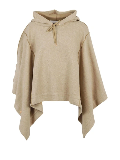 Shop See By Chloé Hooded Cape In Naturale