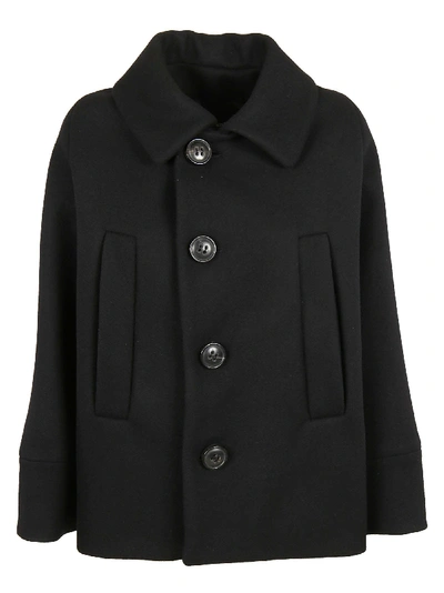Shop Dsquared2 A-lined Jacket In Black