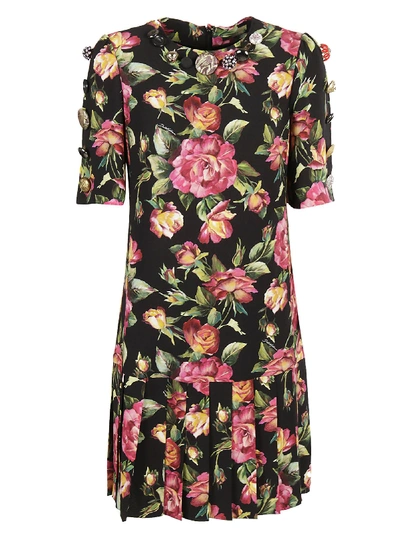 Shop Dolce & Gabbana Floral Print Dress