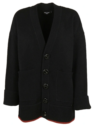 Shop Dsquared2 Chunky Buttoned Cardigan