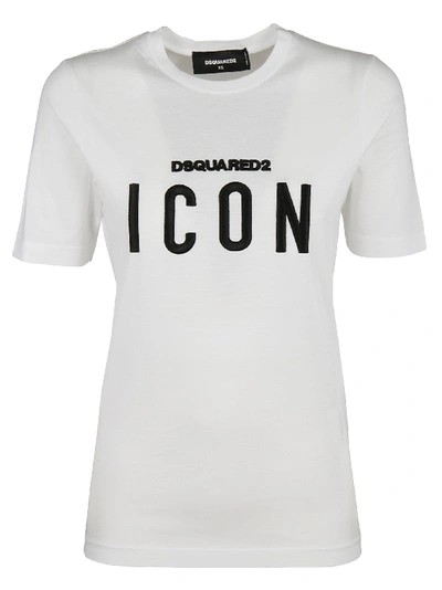 Shop Dsquared2 Icon Embroidered T-shirt