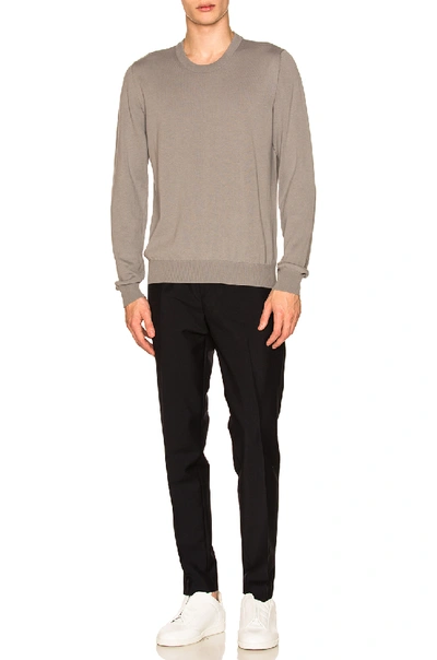 Shop Maison Margiela Elbow Patches Sweater In Gray