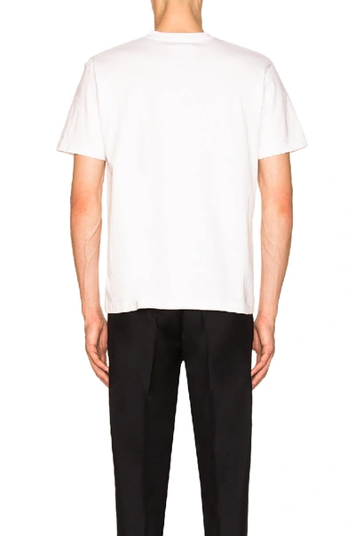 Shop Sacai Uniform & Conquest Tee In White