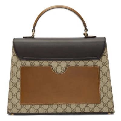 Shop Gucci Brown Gg Supreme Padlock Bag In 9785 Brown