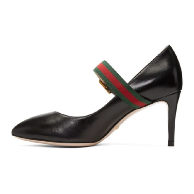 GUCCI BLACK RIBBON HEELS