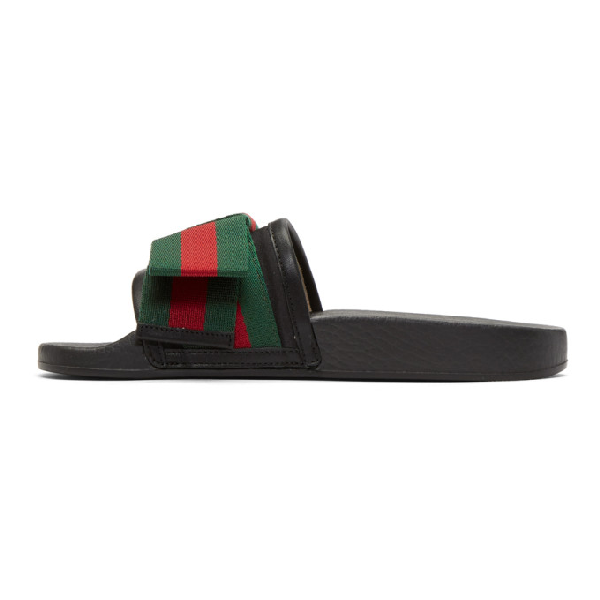 gucci slides with the bow