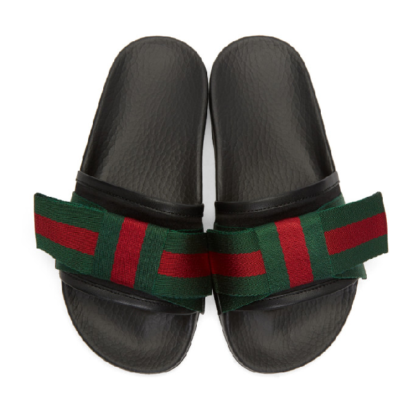 gucci slides ribbon