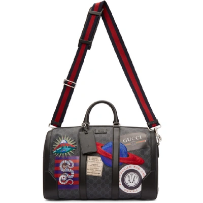 Gucci Supreme GG Web Handle Boston Duffle Bag Leather ref.658292 - Joli  Closet