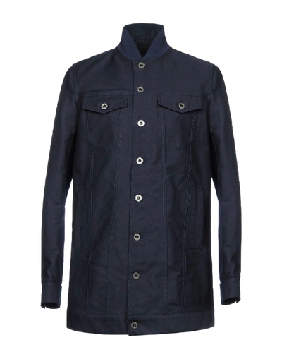 Shop Diesel Black Gold Jackets In Dark Blue