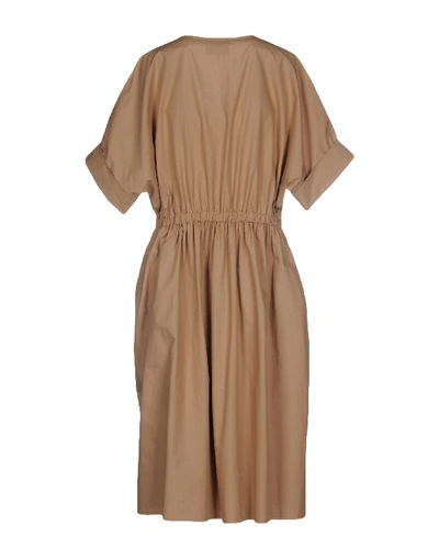 Shop Sea Knee-length Dress In Bronze