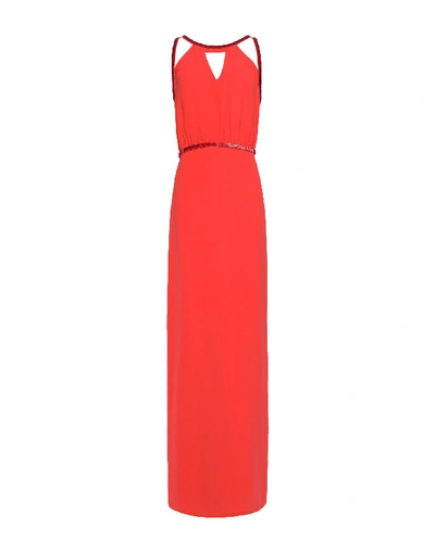 Shop Raoul Long Dress In Red