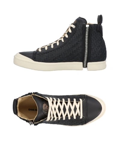 Shop Diesel Sneakers In Black