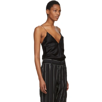 Shop Haider Ackermann Black Shiny Camisole