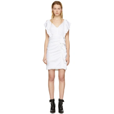 Shop Isabel Marant Étoile Isabel Marant Etoile White Topaz Dress