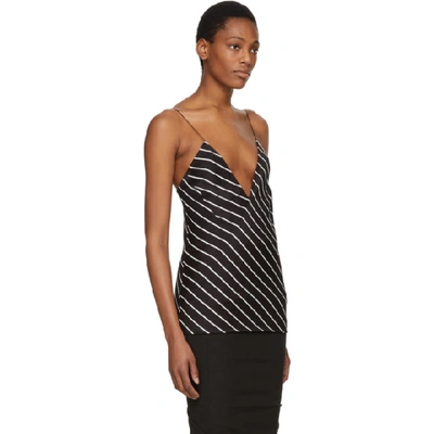 Shop Haider Ackermann Black & White Striped Camisole