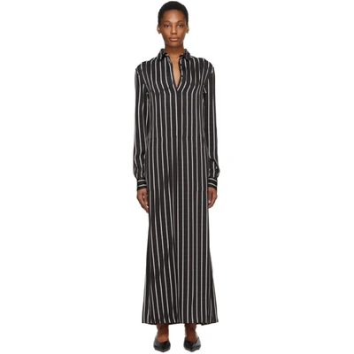 Shop Haider Ackermann Black & White Stripe Morganite Dress