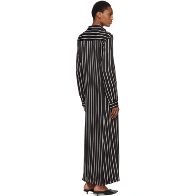 Shop Haider Ackermann Black & White Stripe Morganite Dress