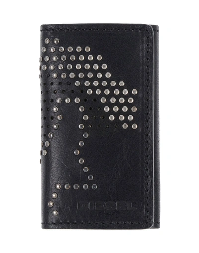 Shop Diesel Key Rings In Black