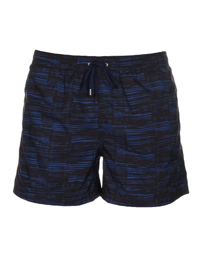 Shop Boglioli Swim Shorts In Dark Blue