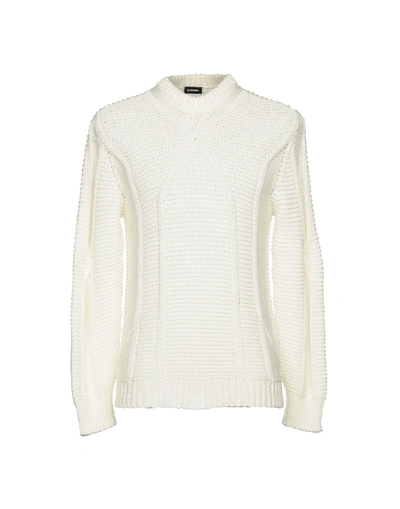 Shop Diesel Sweaters In Ivory