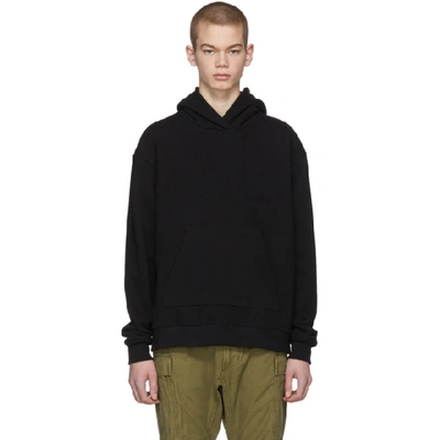 John Elliott Oversized Cropped Hoodie In Black | ModeSens