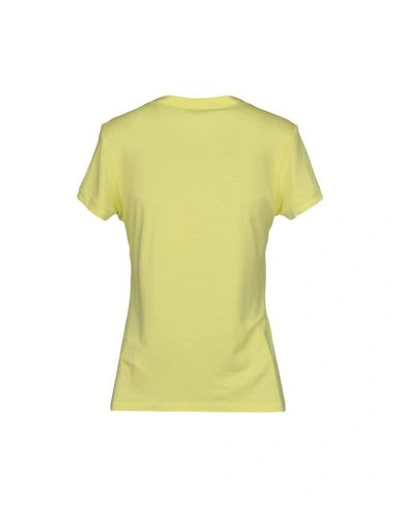 Shop Versace T-shirts In Acid Green
