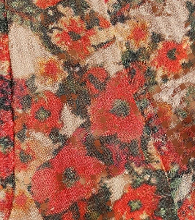 Shop Isabel Marant Fliren Floral-printed Top In Multicoloured