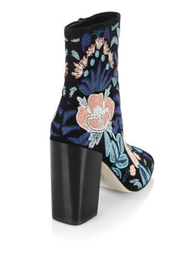 Shop Rebecca Minkoff Bridget Embroidered Leather Boots In Multi