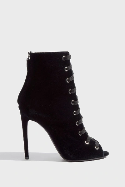 Shop Giambattista Valli Lace Up Ankle Boots In Black